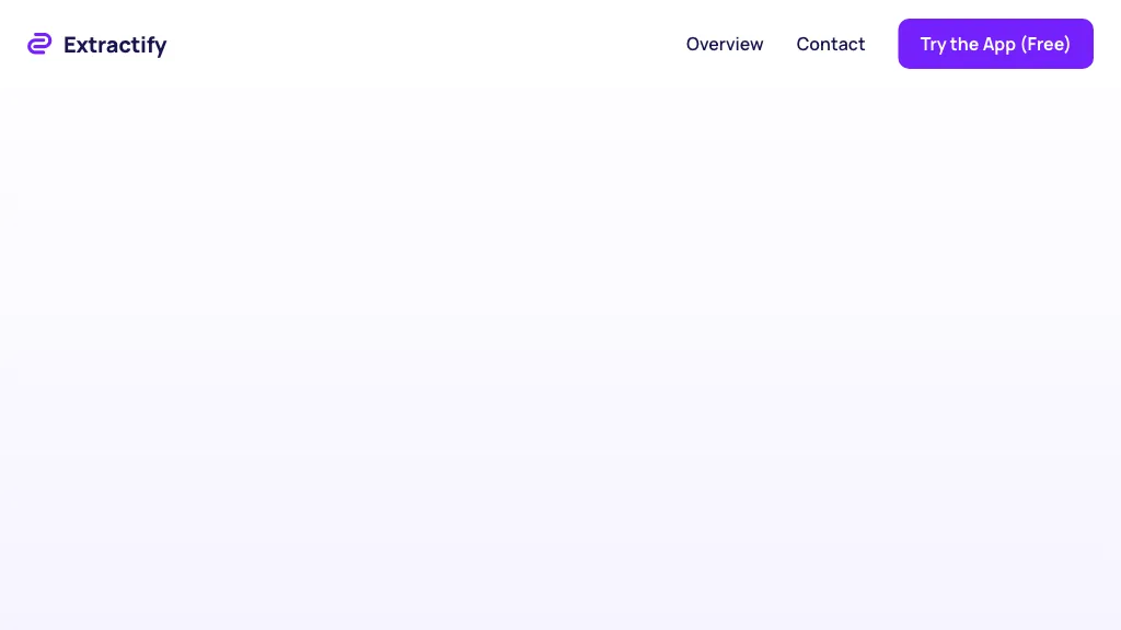 Extractify screenshot