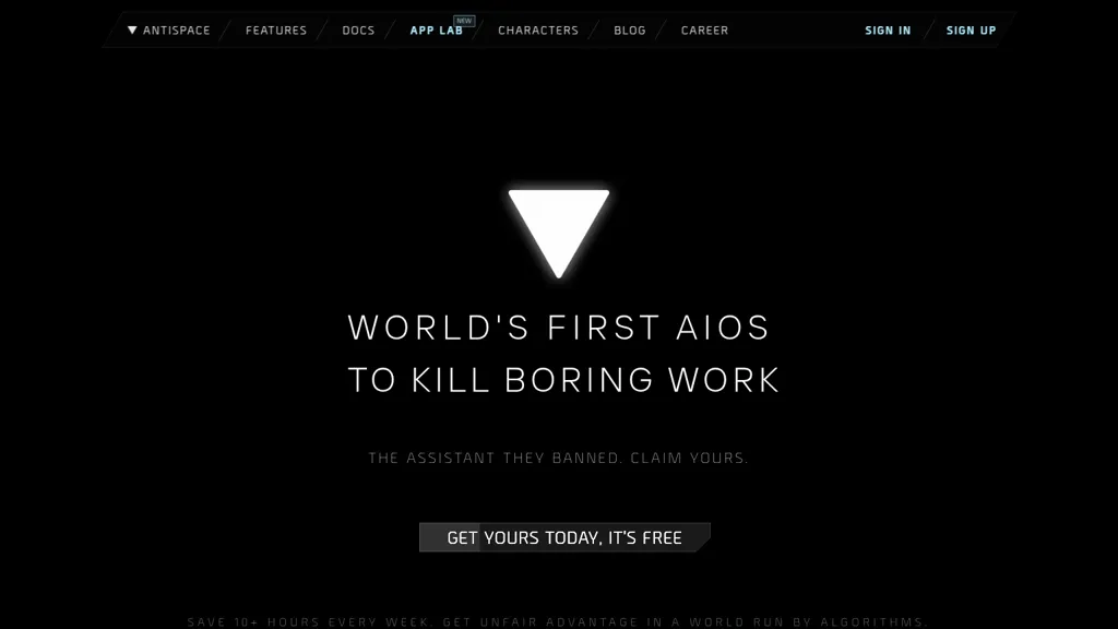 anti.space screenshot
