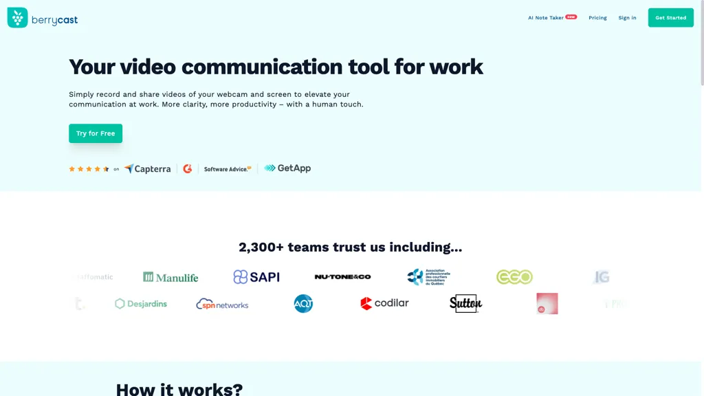 Berrycast Transcripts screenshot