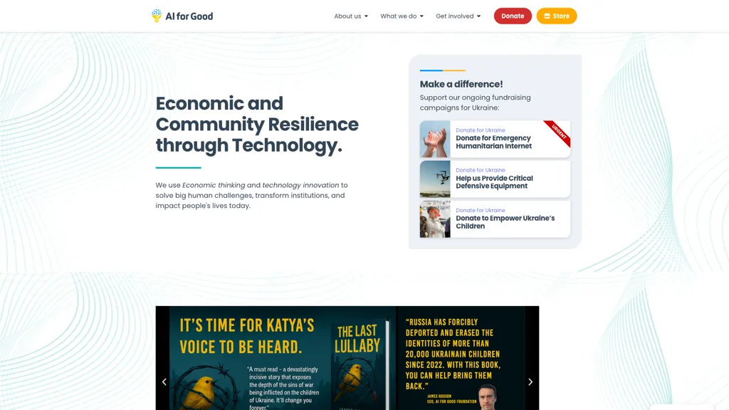 ai4good.org screenshot