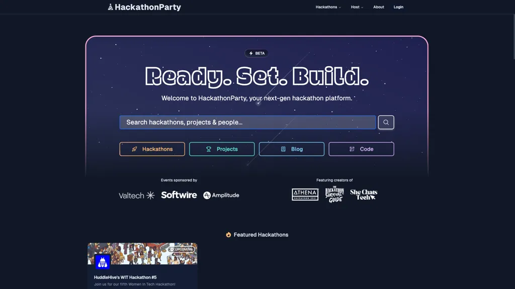 HackathonParty screenshot