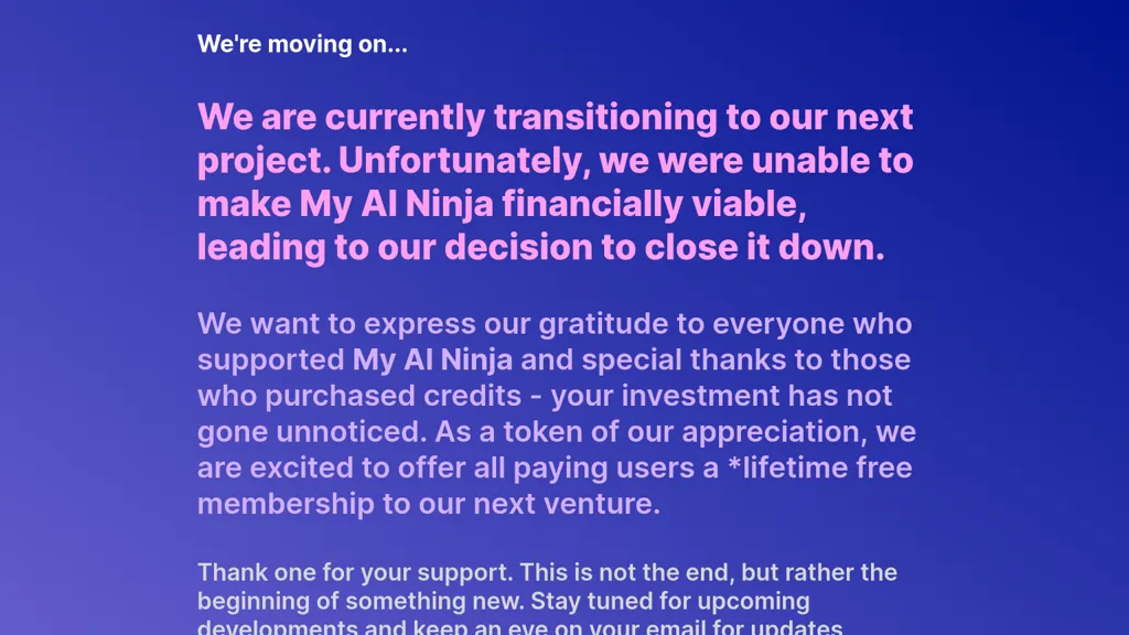 My AI Ninja screenshot
