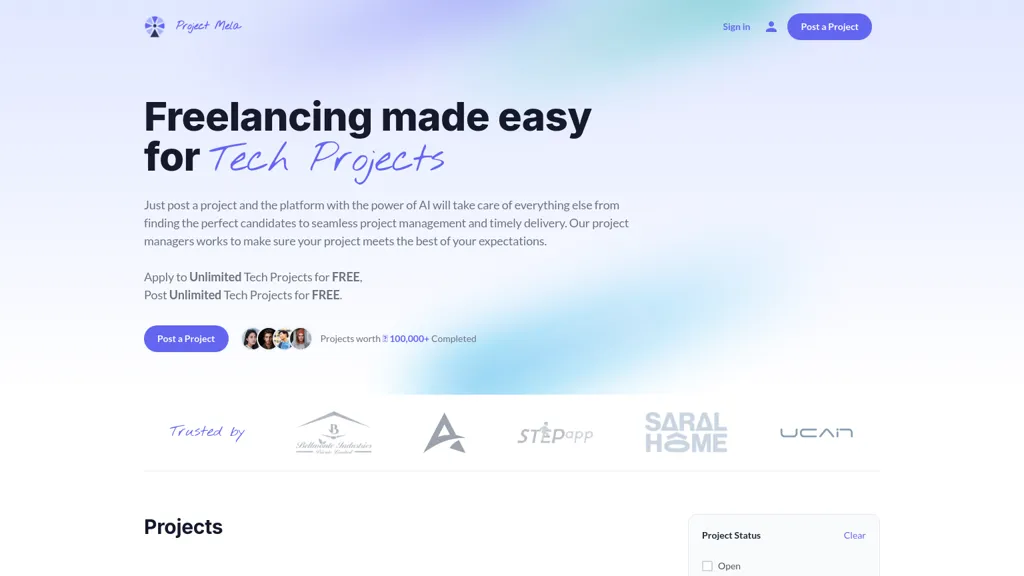 Project Mela screenshot