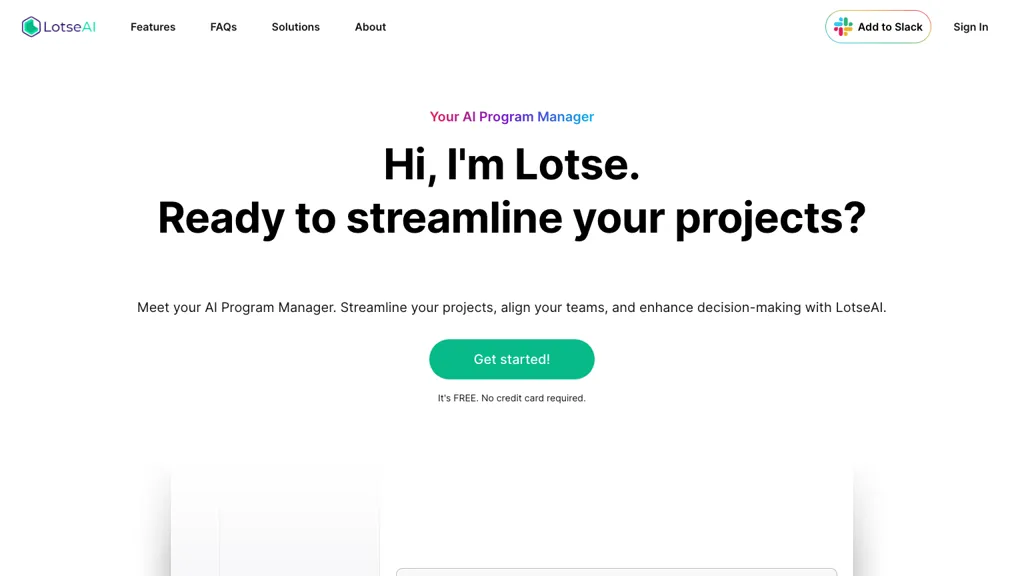 Lotse screenshot