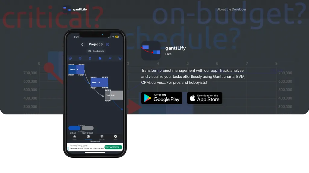 Ganttlify screenshot
