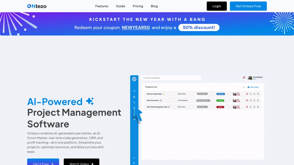 Ontezo screenshot