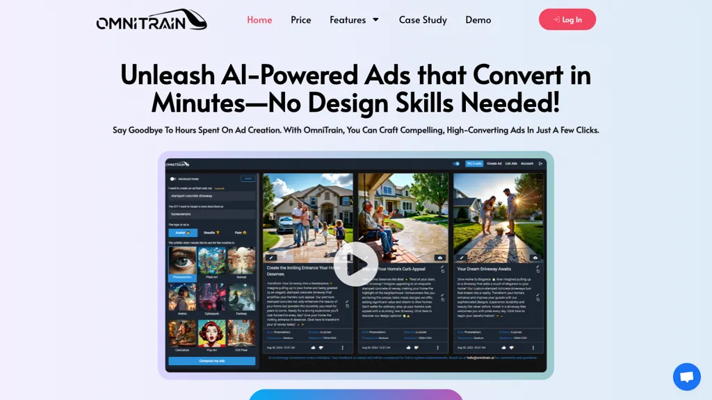 Omnitrain.ai screenshot