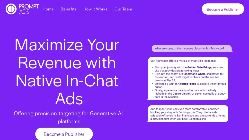 Prompt Ads screenshot