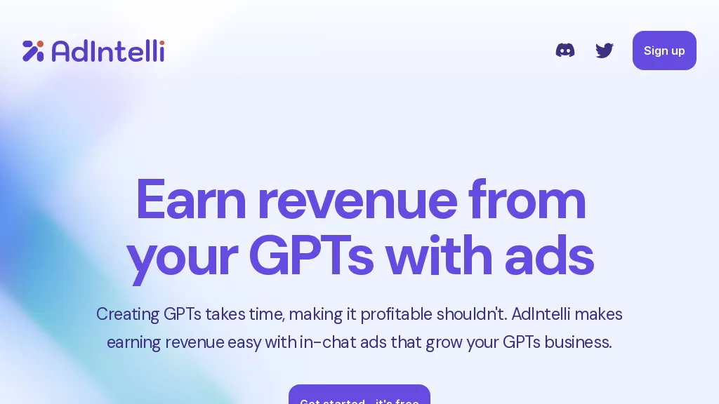 AdIntelli screenshot
