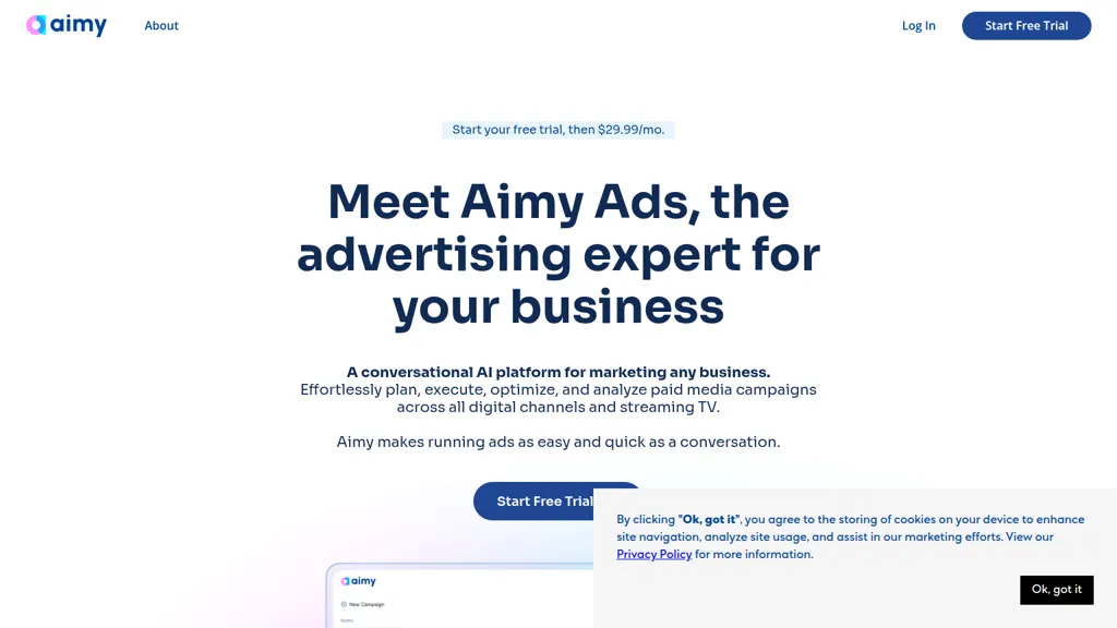 Aimy Ads screenshot
