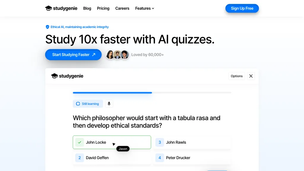 Studygenie screenshot