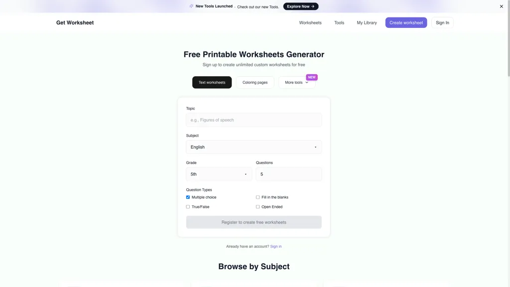 GetWorkSheet screenshot