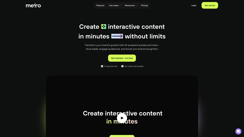 Meiro screenshot