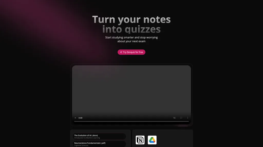 Zenquiz.app screenshot