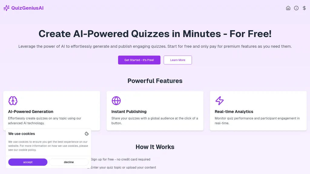 Quiz Genius AI screenshot