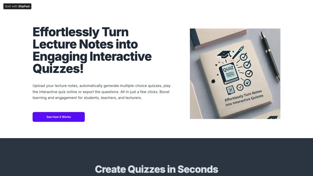 Text 2 quiz screenshot