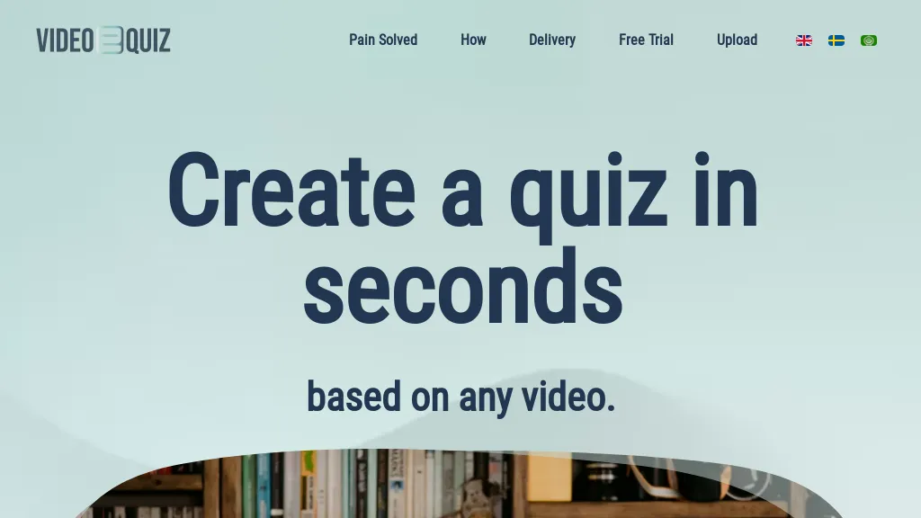 Video2Quiz screenshot