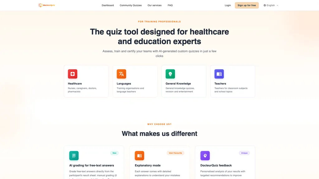 DocteurQuiz screenshot