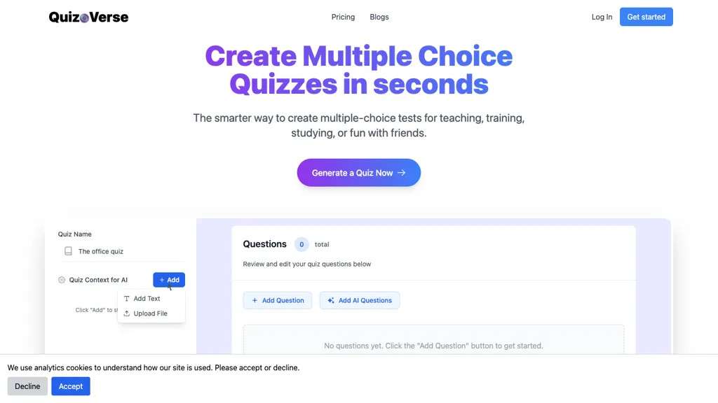 QuizCanvasAi screenshot