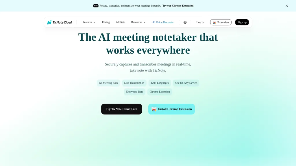 TicNote Cloud screenshot