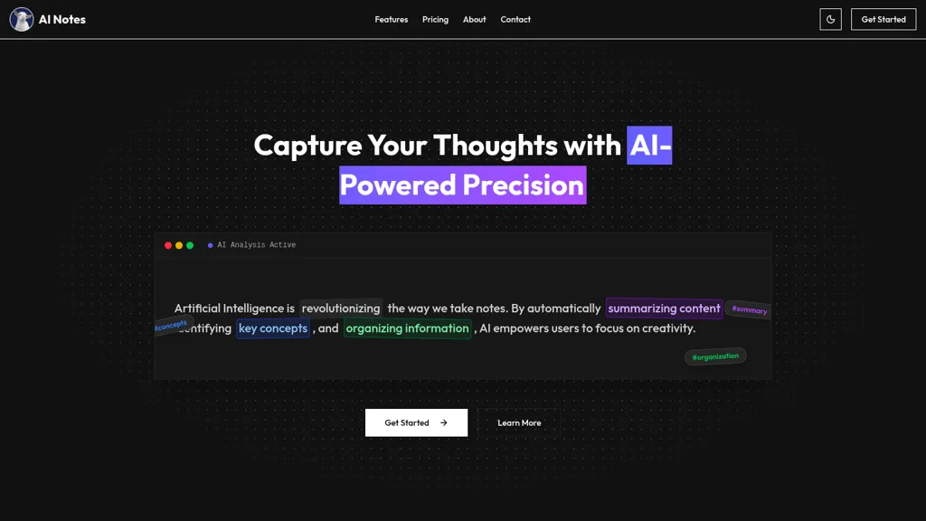 AI-Powered Notes Taker screenshot
