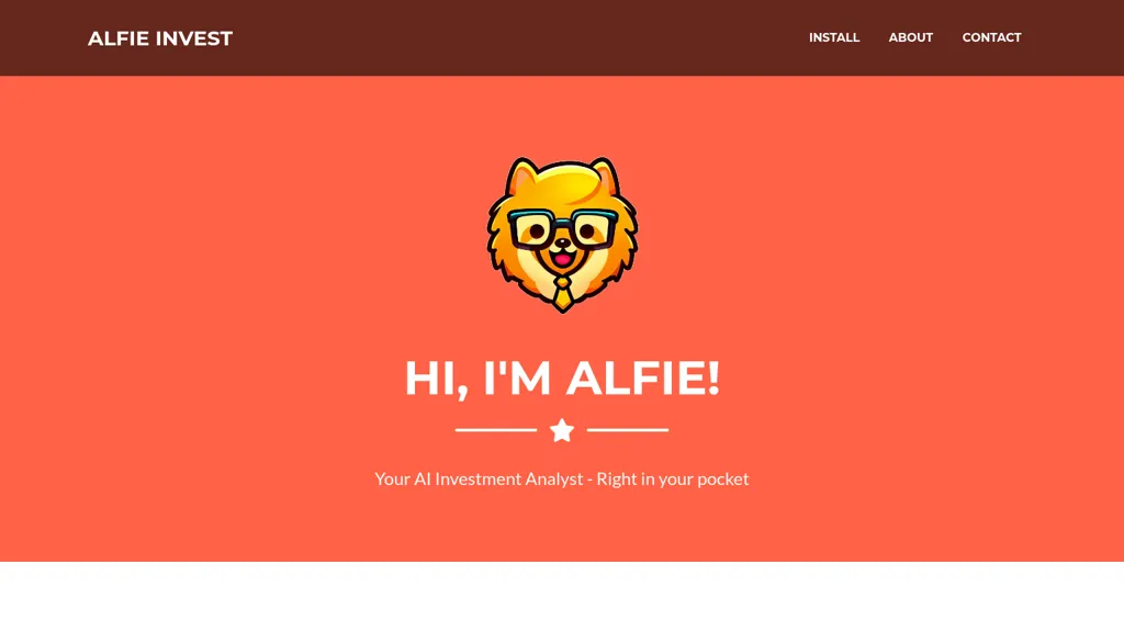 Alfie Invest screenshot
