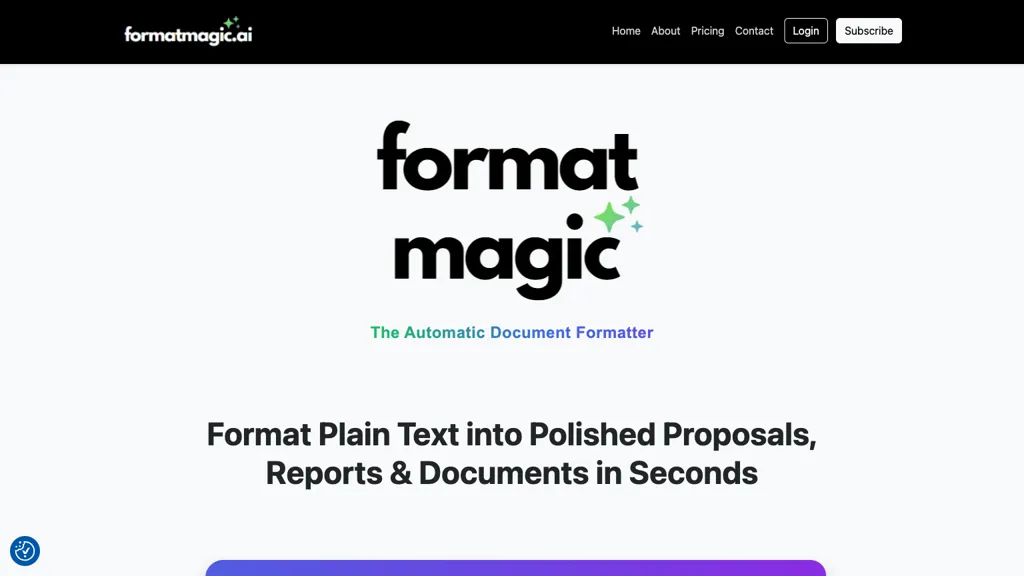 Format Magic screenshot