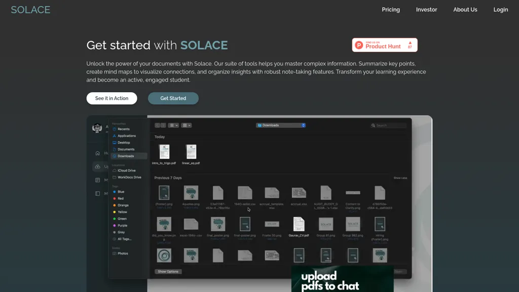 Solace AI screenshot