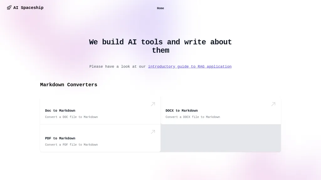 AI Spaceship screenshot