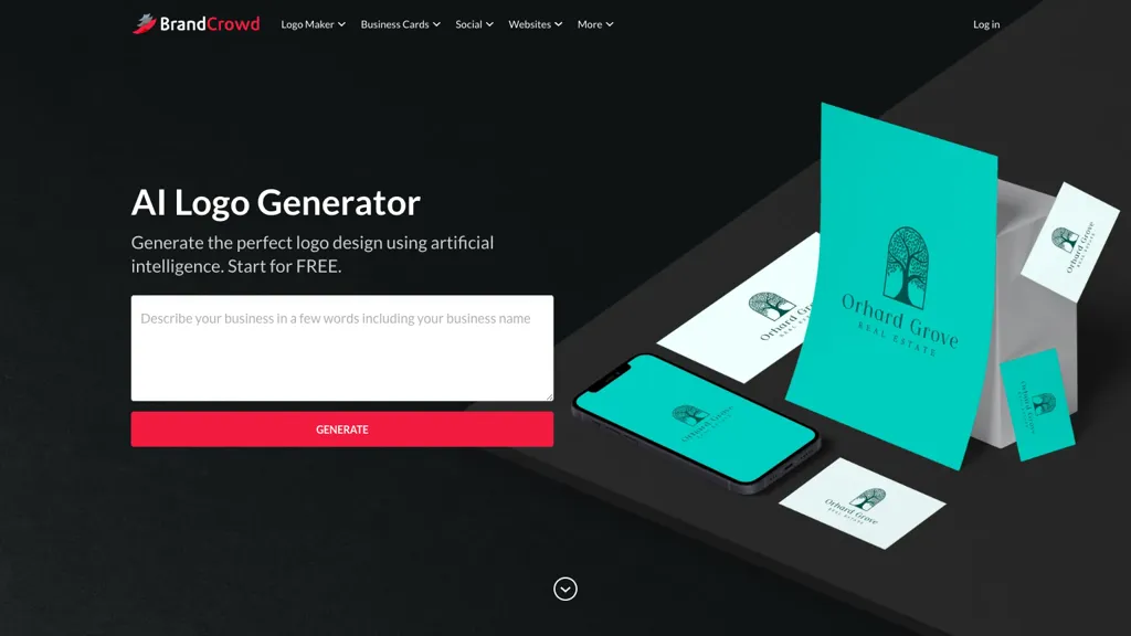 BrandCrowd screenshot