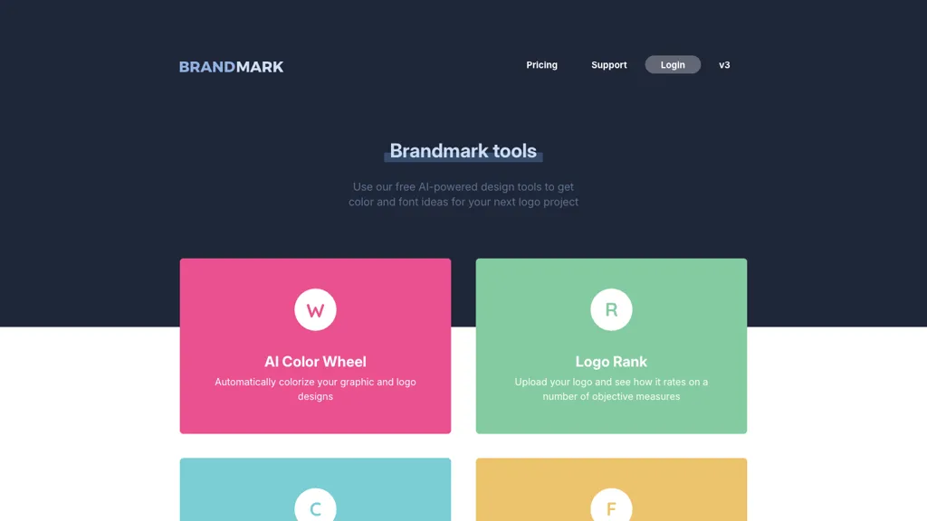 Brandmark screenshot