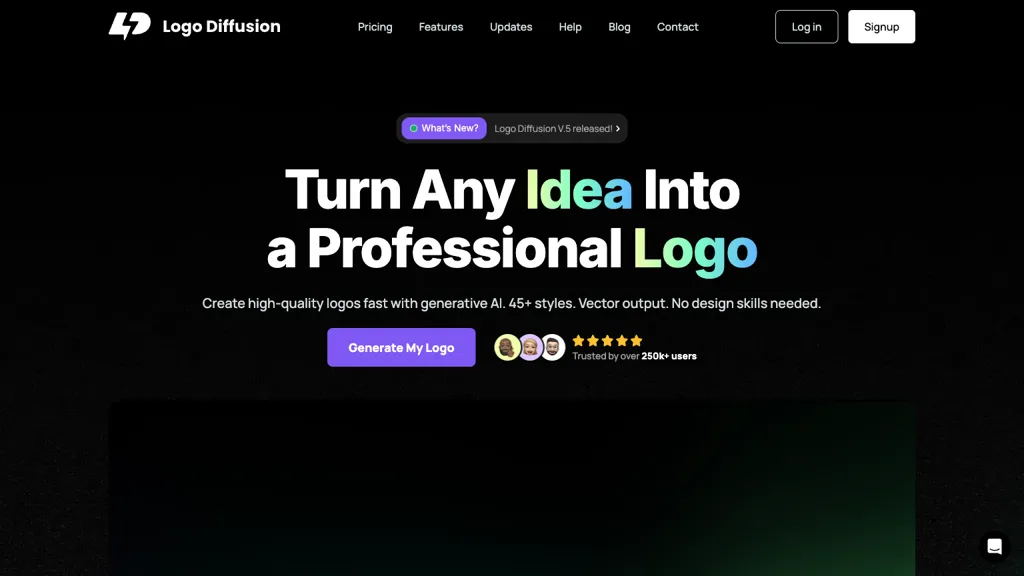 Logo Diffusion screenshot