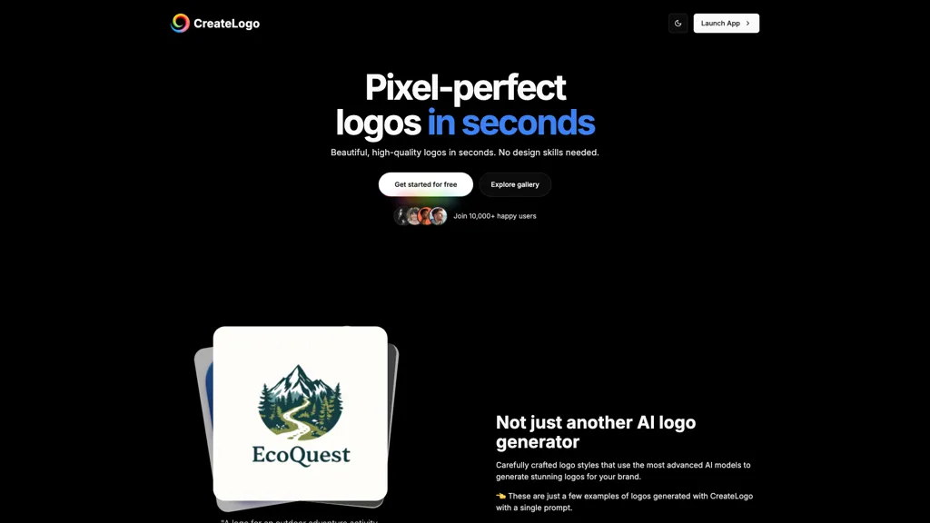 Createlogo screenshot