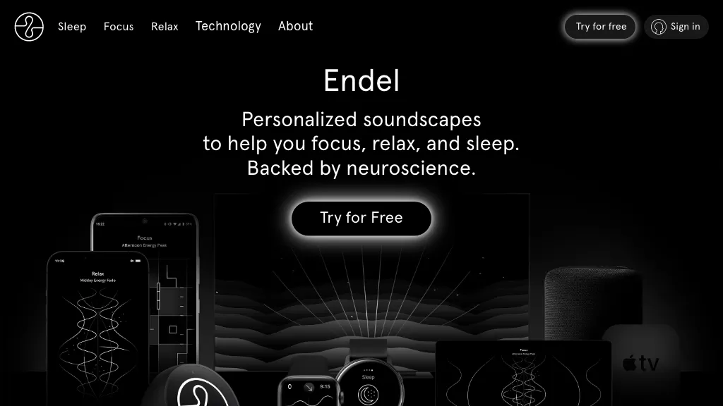 Endel screenshot