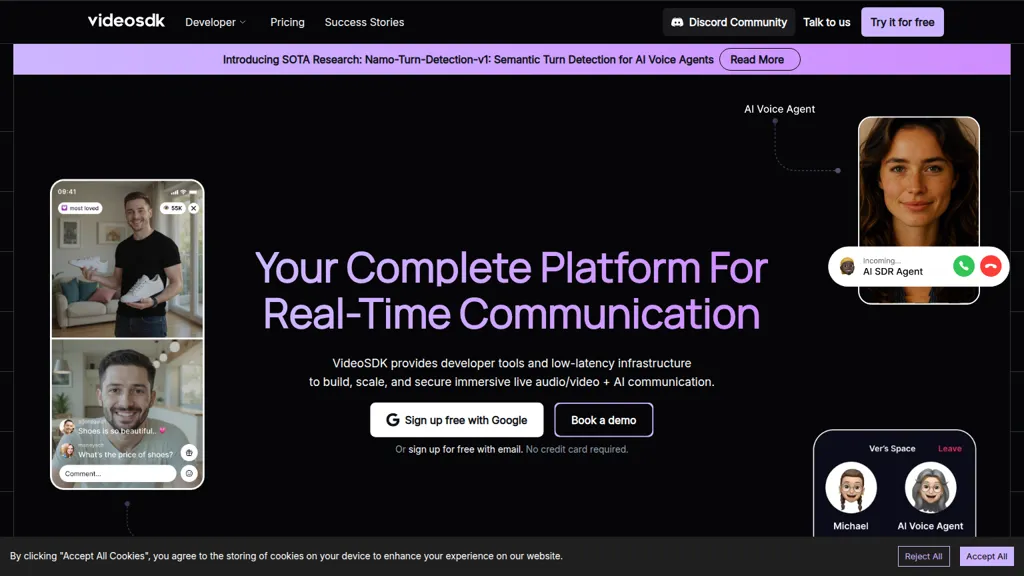 Video SDK screenshot