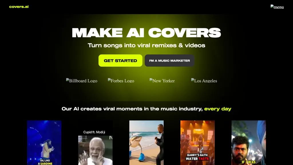 Covers AI screenshot