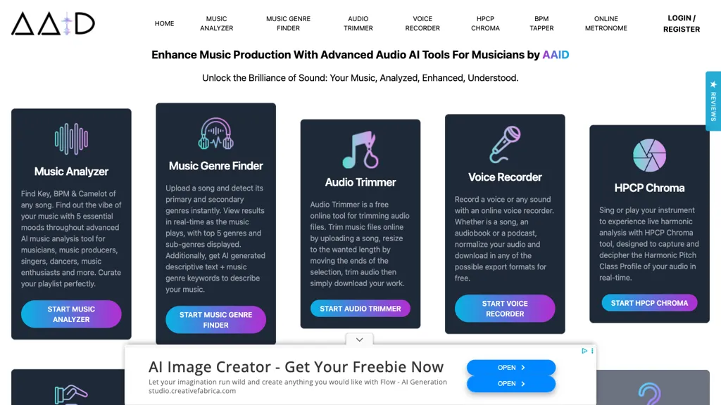 Audio AI Dynamics screenshot