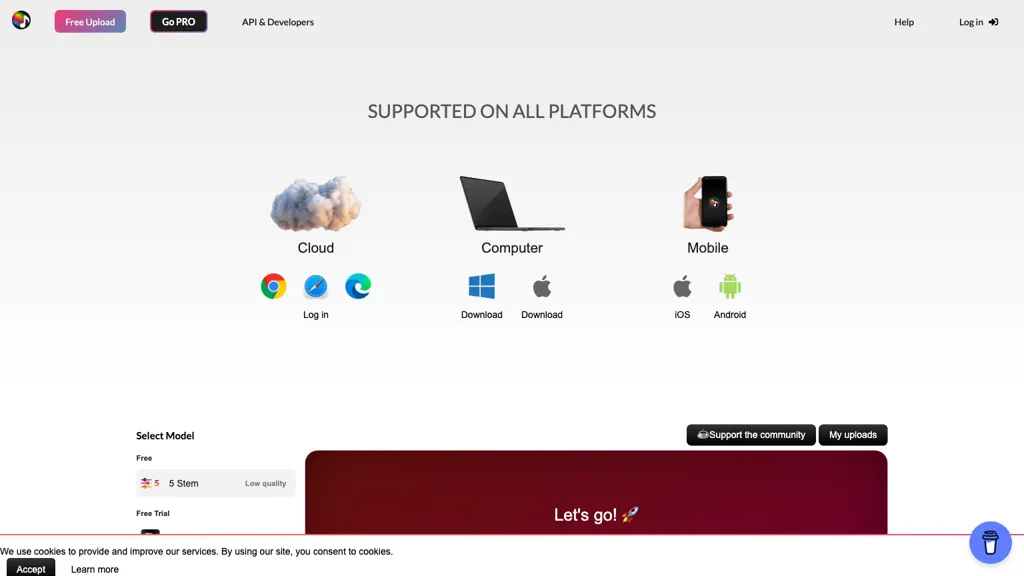 Splitter.ai screenshot