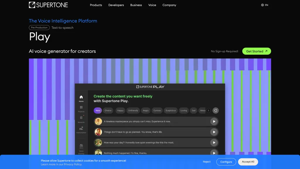 Supertone screenshot