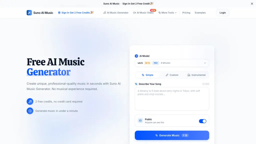 Suno AI Music screenshot