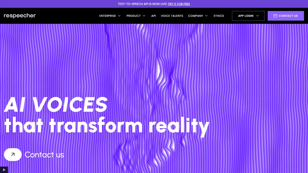 Respeecher screenshot