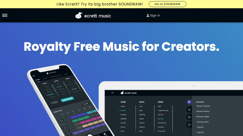 Ecrett Music screenshot