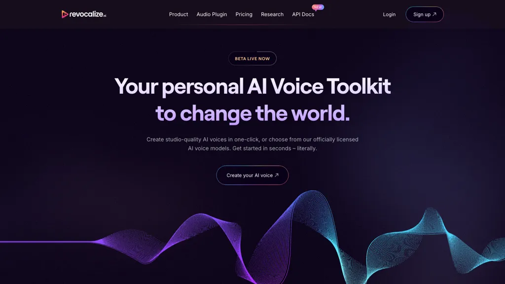 Revocalize AI screenshot