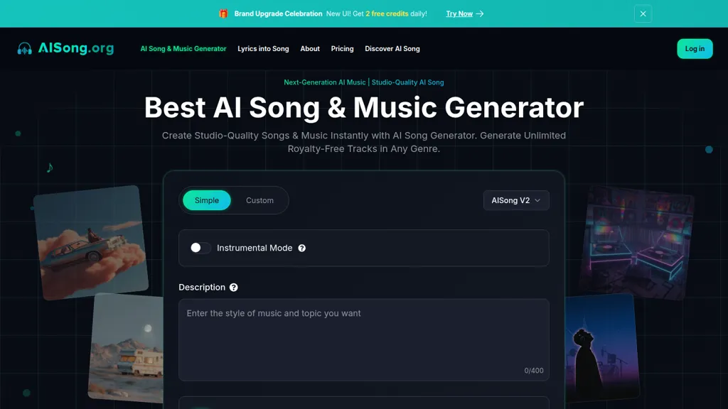 AISong.org screenshot