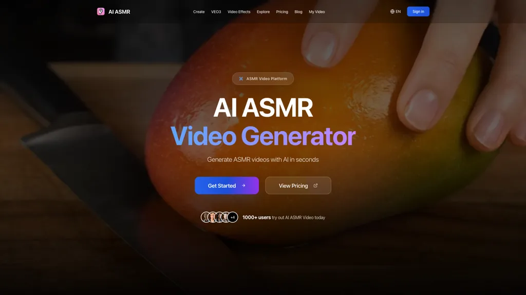 AI ASMR Generator screenshot