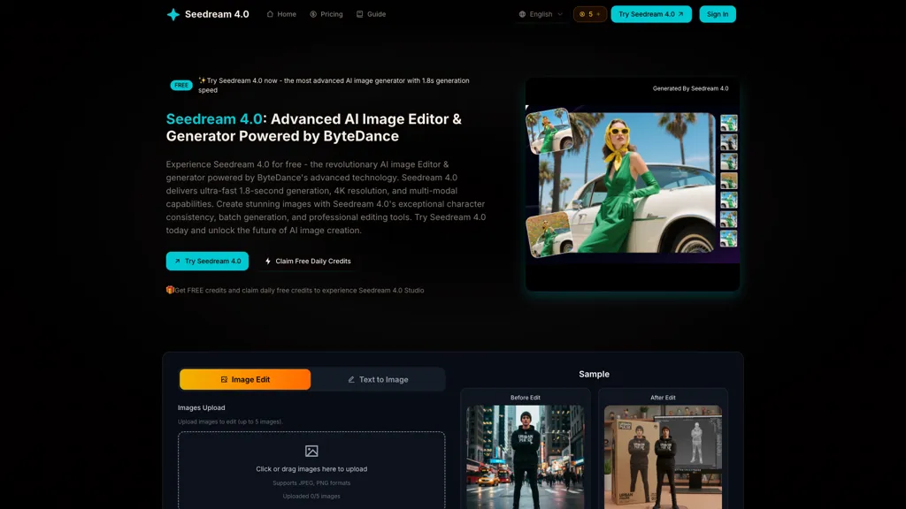 Seedream4.0.ai screenshot