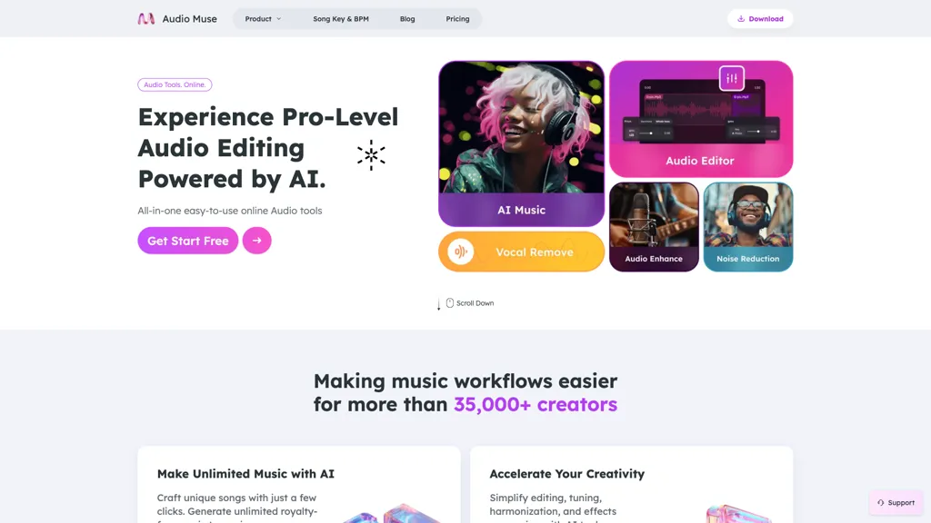 Audio Muse screenshot