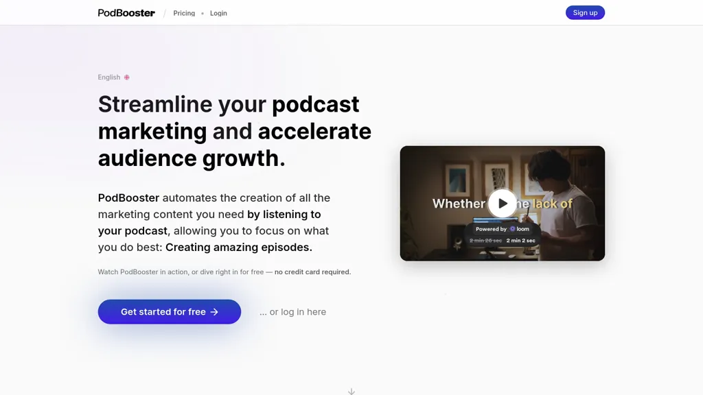 PodBooster screenshot