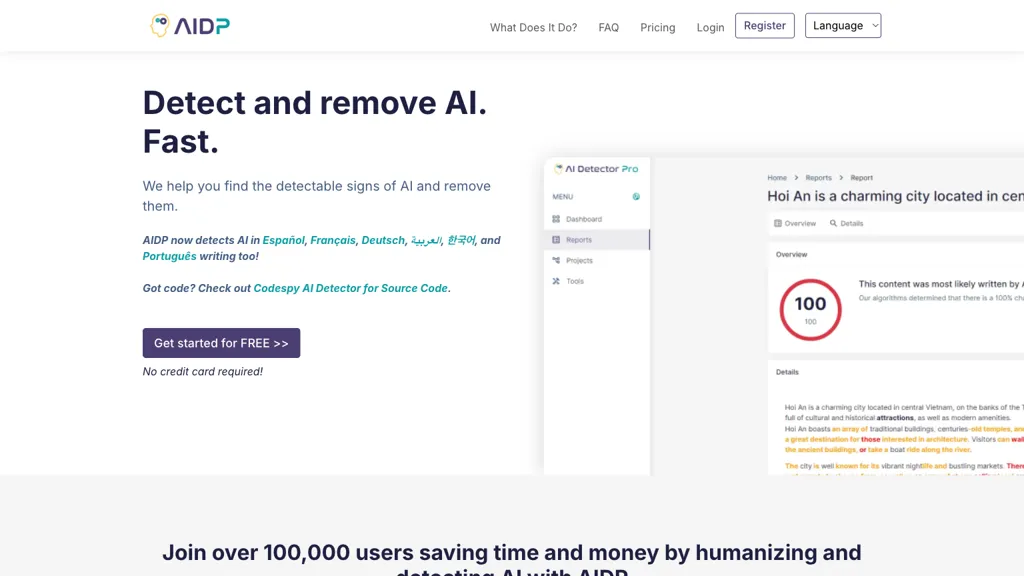 AI Detector Pro screenshot