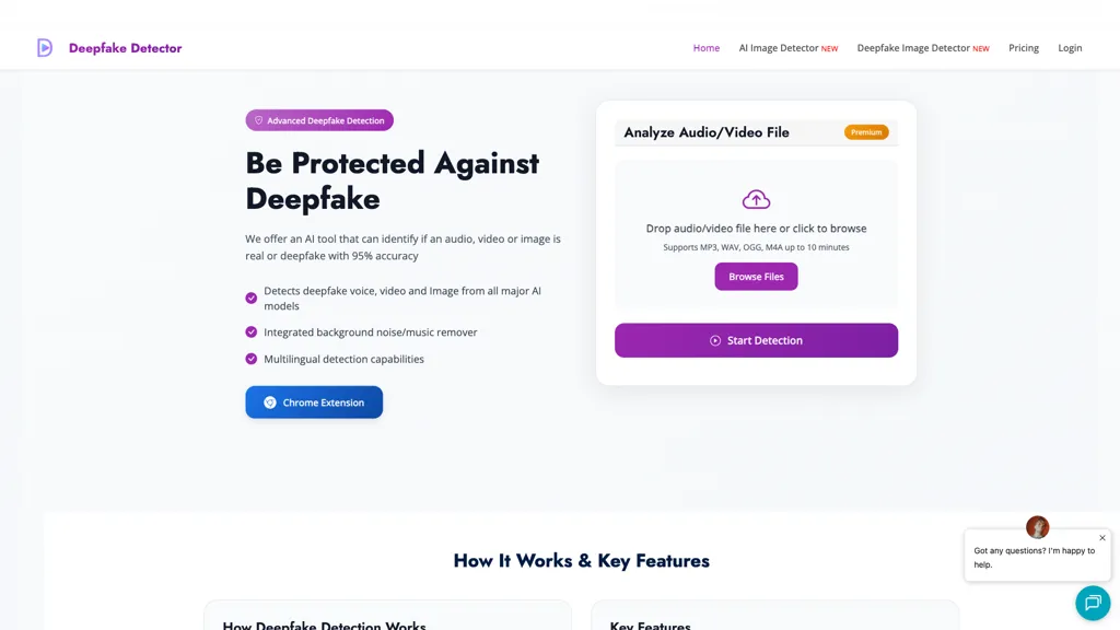Deepfake Detector screenshot
